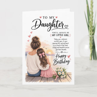 Carte d'anniversaire pour ma fille