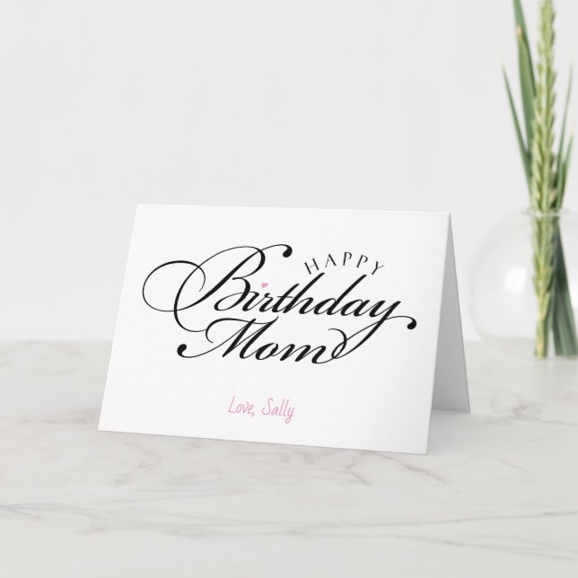 Carte d'anniversaire pour maman (Devant)