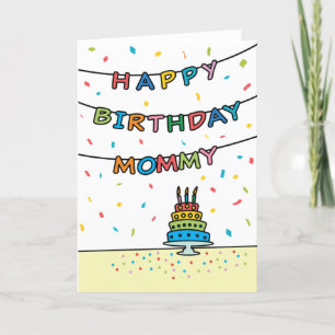 Carte d'anniversaire pour maman