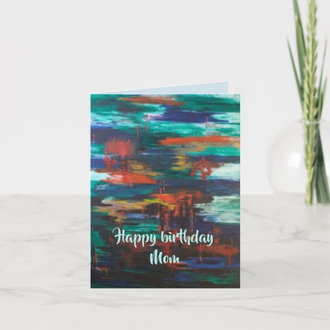 Carte d'anniversaire pour maman (Devant)