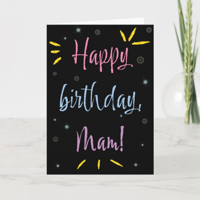 Carte d'anniversaire pour maman (Devant)