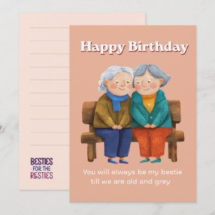 Carte d'anniversaire pour meilleure amie