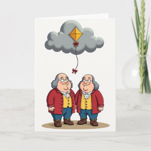 Carte d'anniversaire pour messieurs coiffés de per