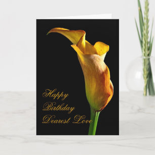 Carte d'anniversaire pour mon amour le plus cher