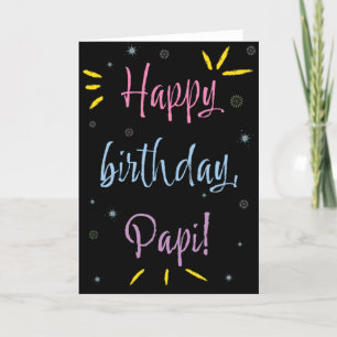 Carte d'anniversaire pour Papi