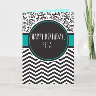 Carte d'anniversaire pour Pita