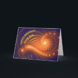 Carte d'anniversaire pour son<br><div class="desc">Des lumières scintillantes brillent de cette carte d'anniversaire d'art originale. Voir tous les âges et relations dans mon magasin : http://www.zazzle.com/eggznbeenz</div>