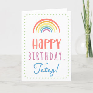 Carte d'anniversaire pour Tatay