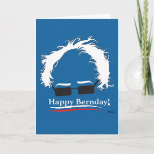 Carte d'anniversaire pour tous les fans de Bernie 