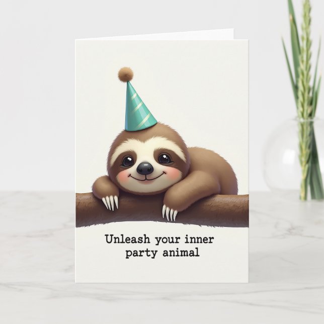Carte d'anniversaire pour un ami, Arbre sucré (Devant)