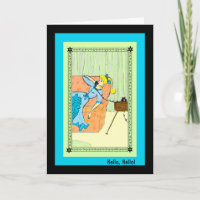 Carte d'anniversaire pour un anniversaire à l'anci