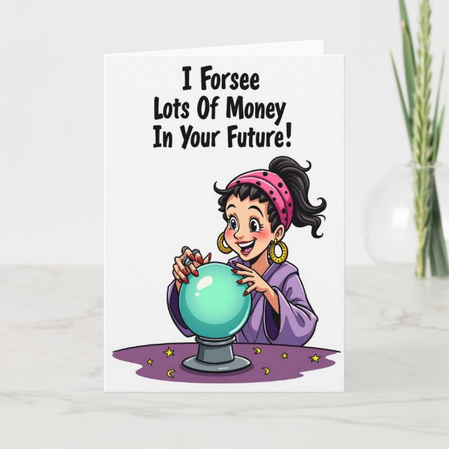 Carte d'anniversaire pour un avenir optimiste (Devant)