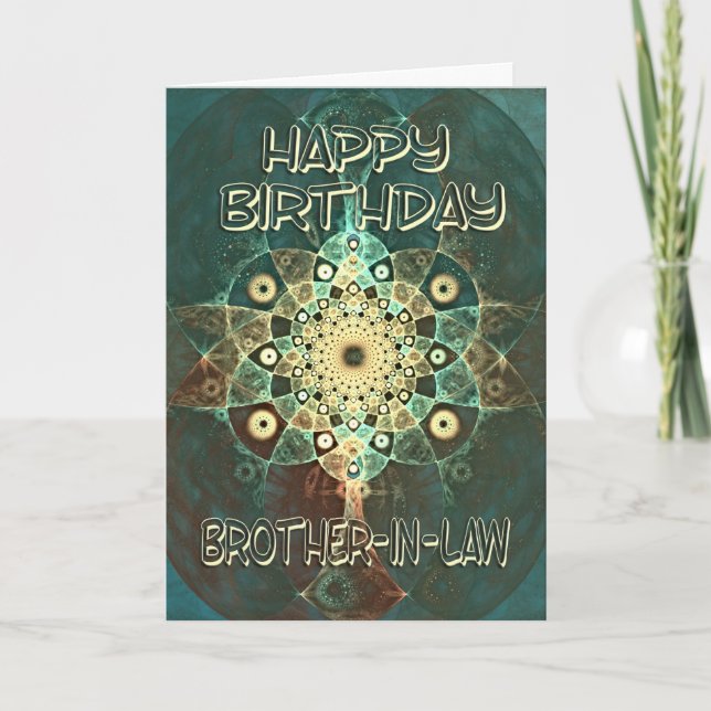 Carte d'anniversaire pour un beau-frère (Devant)
