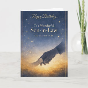 Carte d'anniversaire pour un gendre - futur père