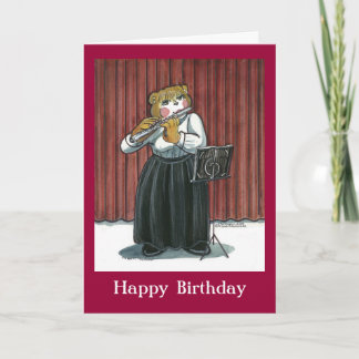 Carte d'anniversaire pour un musicien