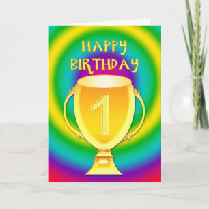 Carte d'anniversaire pour un numéro 1