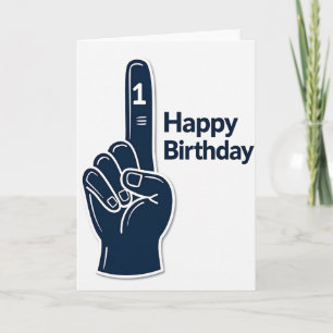Carte d'anniversaire pour un premier jalon