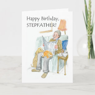 Carte d'anniversaire pour un Stepfather