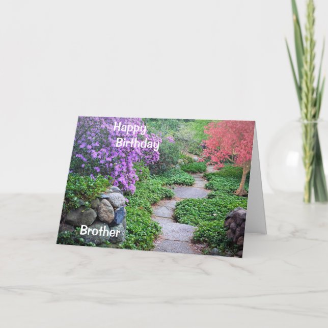 Carte d'anniversaire pour une carte de voeux pliée (Devant)