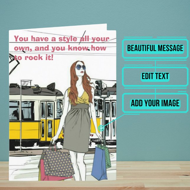 Carte d'anniversaire pour une nièce Cool (This cool card is specifically for that special niece in your life. )