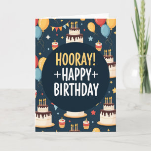 Carte d'anniversaire pour une soirée joyeuse