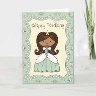 Carte d'anniversaire Princesse de la Vallée