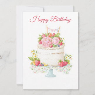 Carte d'anniversaire professionnelle personnalisée