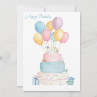 Carte d'anniversaire professionnelle personnalisée