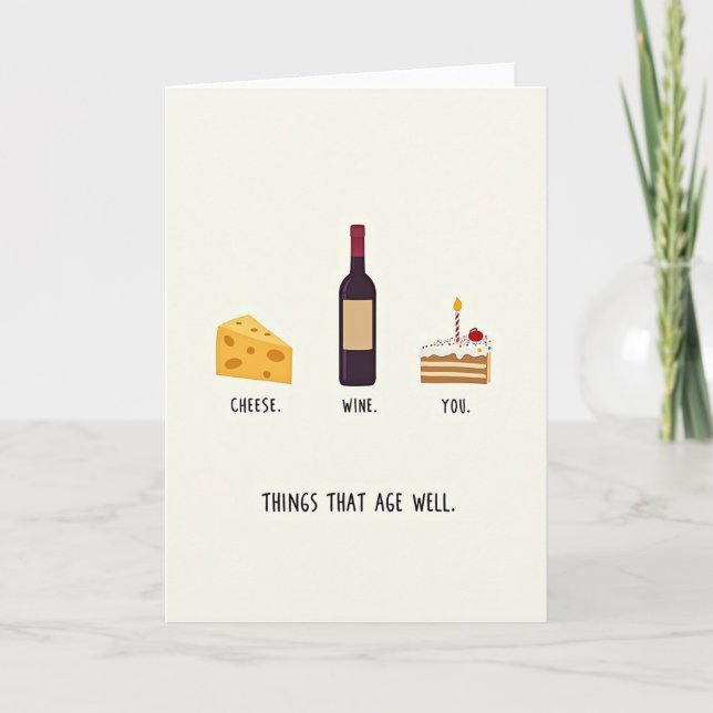 Carte d'anniversaire Profond Esprit (Devant)