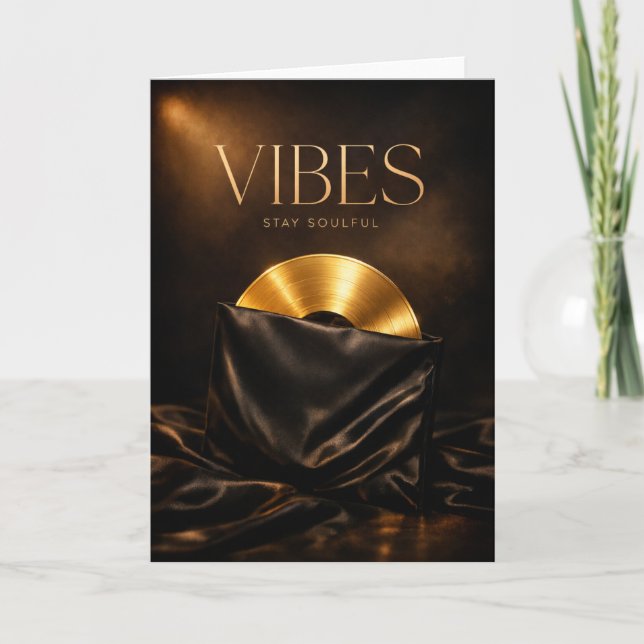 carte d'anniversaire R&B pour hommes  (Devant)