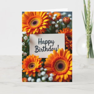 Carte d'anniversaire Radiant Daisy