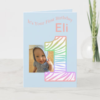 Carte d'anniversaire Rainbow 1