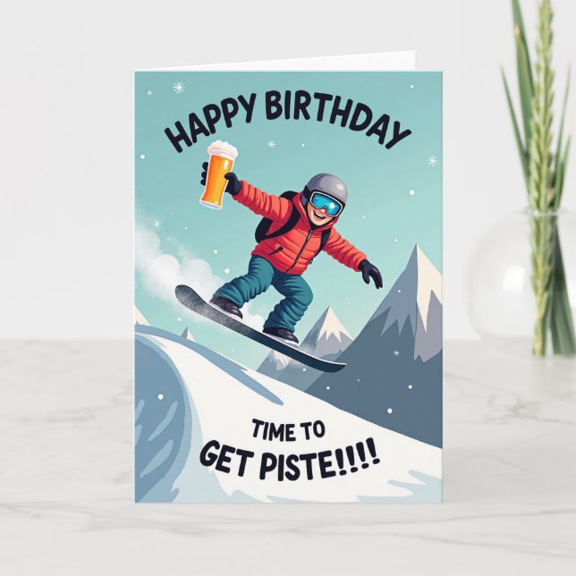 Carte d'anniversaire Red Rider (Devant)
