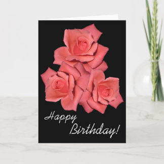Carte d'anniversaire Red Roses