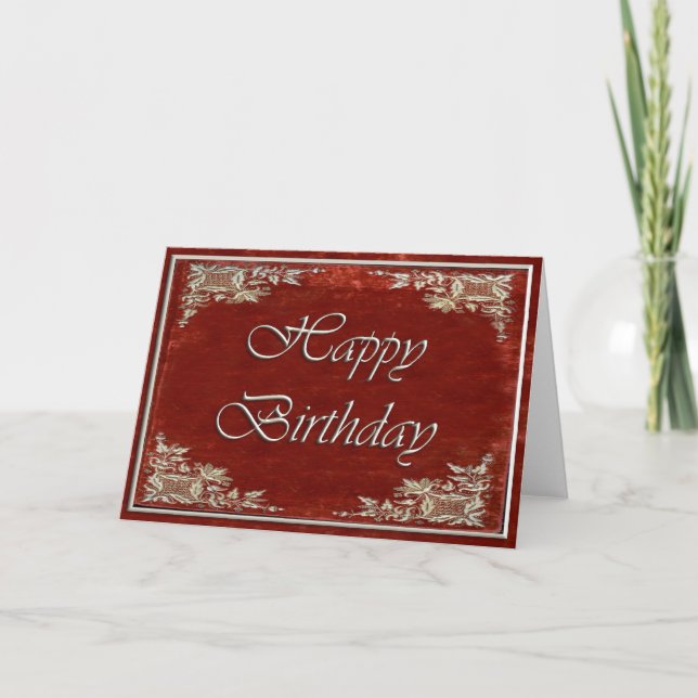 Carte d'anniversaire Red Velvet (Devant)