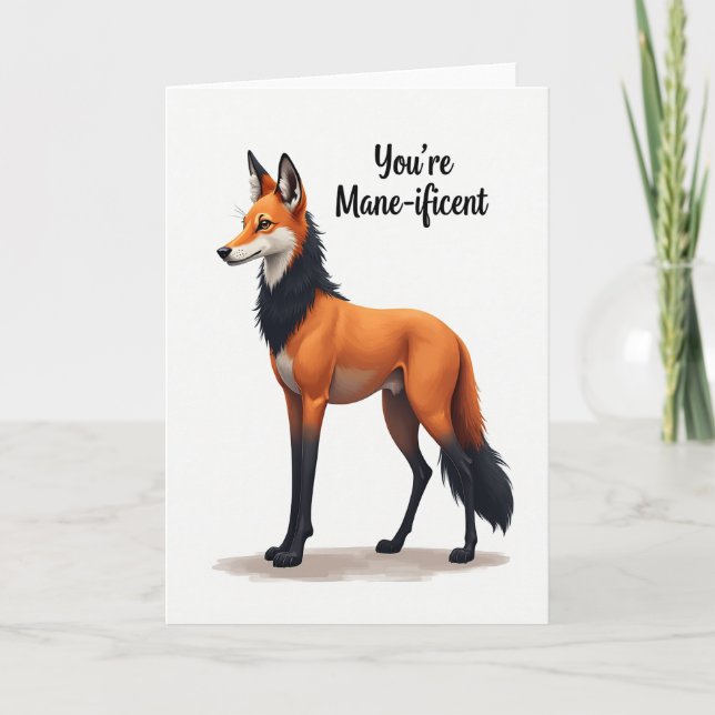 Carte d'anniversaire Regal Mane (Devant)