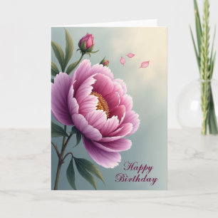Carte d'anniversaire resplendissante