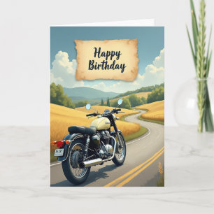 Carte d'anniversaire Rétro Journey