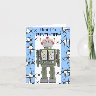 Carte d'anniversaire RoBoT