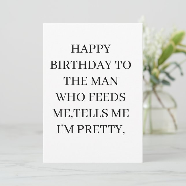Carte d'anniversaire romantique pour petit ami – J (Debout devant)
