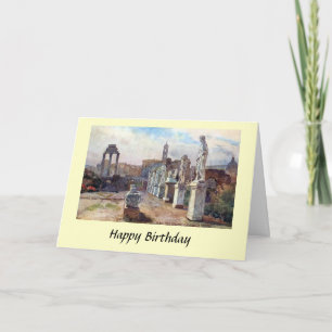 Carte d'anniversaire - Rome, Italie