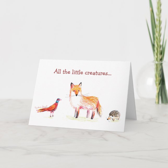 Carte d'anniversaire Rosalinde Bonnet (Devant)