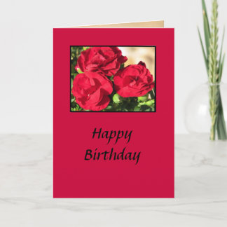 Carte d'anniversaire rose