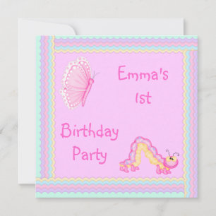 carte d'anniversaire rose arc-en-ciel