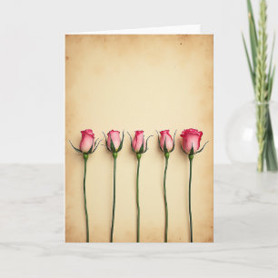 Carte d'anniversaire Rosebud Art