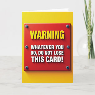 Carte d'anniversaire rouge gras