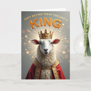 Carte d'anniversaire Royal Fleece