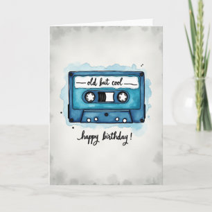 Carte d'anniversaire Ruban Aquarelle