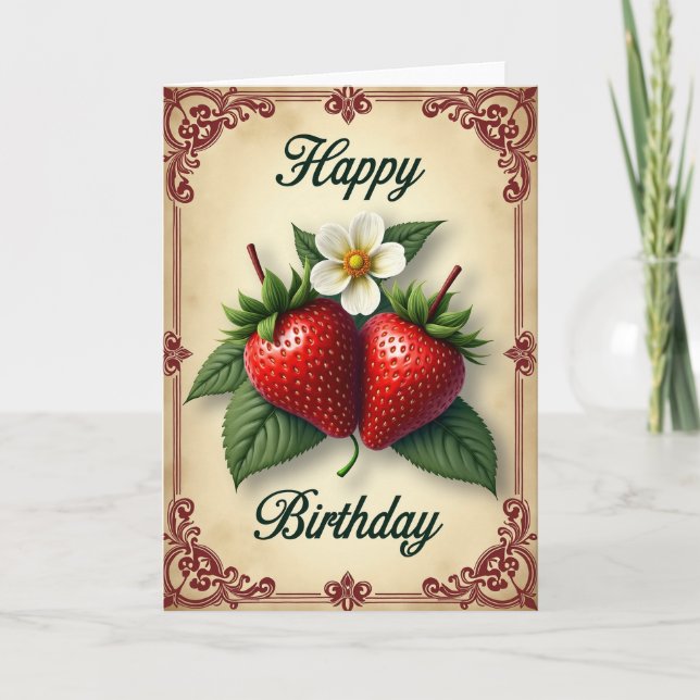Carte d'anniversaire Ruby Berry (Devant)