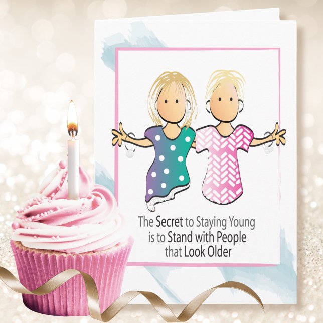 Carte d'anniversaire sarcastique pour elle (Créateur téléchargé)
